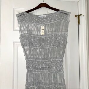 New Anthropologie Amelia Crotched Maxi Dress Size‎ Small!